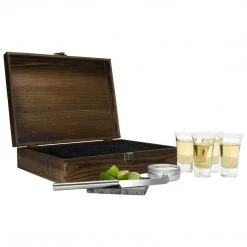 Atterstone Wood Tequila Box Set HOME GOODS