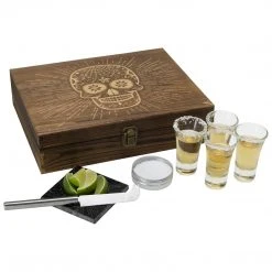 Atterstone Wood Tequila Box Set HOME GOODS