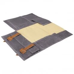 Zelancio Waxed Canvas Knife Roll Bag With 9 Knife Slots And 4 Pockets For Additional Tools And Accessories, Ultra Portable And Safe, Fits All Knife Sets