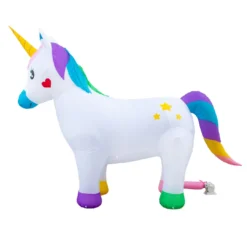 Holidayana Inflatable Unicorn Decoration With Built-In Fan And LED Lights HOME GOODS
