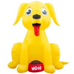 Holidayana HOME GOODS Inflatable Big Dog Decoration With Built In Fan And LED Lights