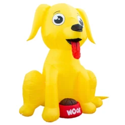 Holidayana HOME GOODS Inflatable Big Dog Decoration With Built In Fan And LED Lights