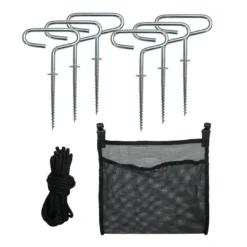 Elkton Outdoors Portable 3-Person Ice Fishing Tent Shelter With Ventilation Windows & Carry Pack SPORTING GOODS