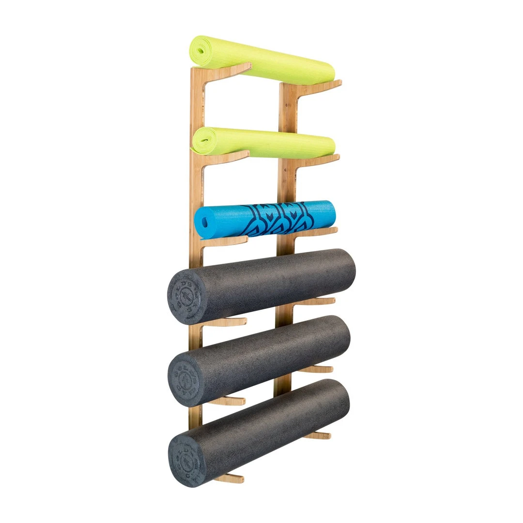 Ultra Fitness Gear OM Foam Roller & Yoga Mat Rack SPORTING GOODS 1 Ultra Fitness Gear OM Foam Roller & Yoga Mat Rack SPORTING GOODS