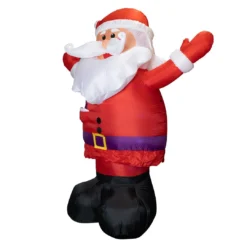 Holidayana Inflatable Santa Christmas Decoration With Built-In Fan And LED Lights 7 Holidayana Inflatable Santa Christmas Decoration With Built-In Fan And LED Lights