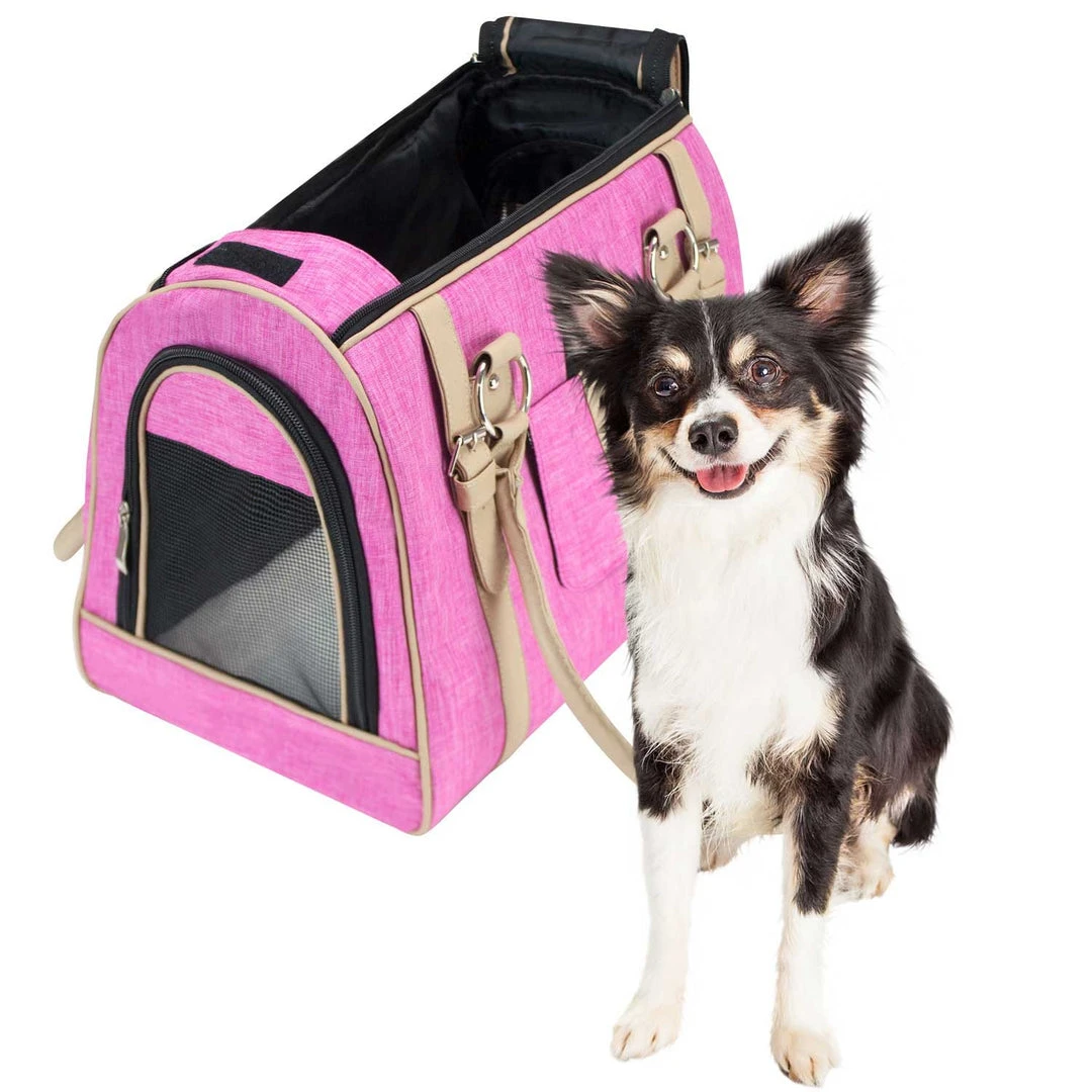 Frontpet Luxury Pink Pet Purse & Handbag 1 Frontpet Luxury Pink Pet Purse & Handbag