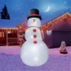 Holidayana Inflatable Christmas 15 Ft. Giant Snowman Decoration With Built-In Fan And LED Lights