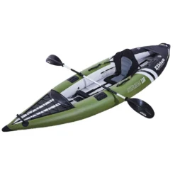 SPORTING GOODS Elkton Outdoors Steelhead Fishing Kayak, Inflatable Touring Angler