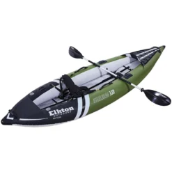 SPORTING GOODS Elkton Outdoors Steelhead Fishing Kayak, Inflatable Touring Angler