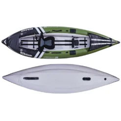 SPORTING GOODS Elkton Outdoors Steelhead Fishing Kayak, Inflatable Touring Angler