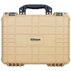 Elkton Outdoors HARD 4 PISTOL GUN CASE WITH LOCKING HOLES & AUTO PRESSURE ADJUSTMENT