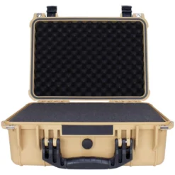 Elkton Outdoors HARD 4 PISTOL GUN CASE WITH LOCKING HOLES & AUTO PRESSURE ADJUSTMENT