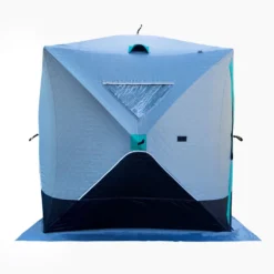 Elkton Outdoors 6-8 Person Insulated Double Ice Fishing Tent With Ventilation Windows & Carry Pack SPORTING GOODS