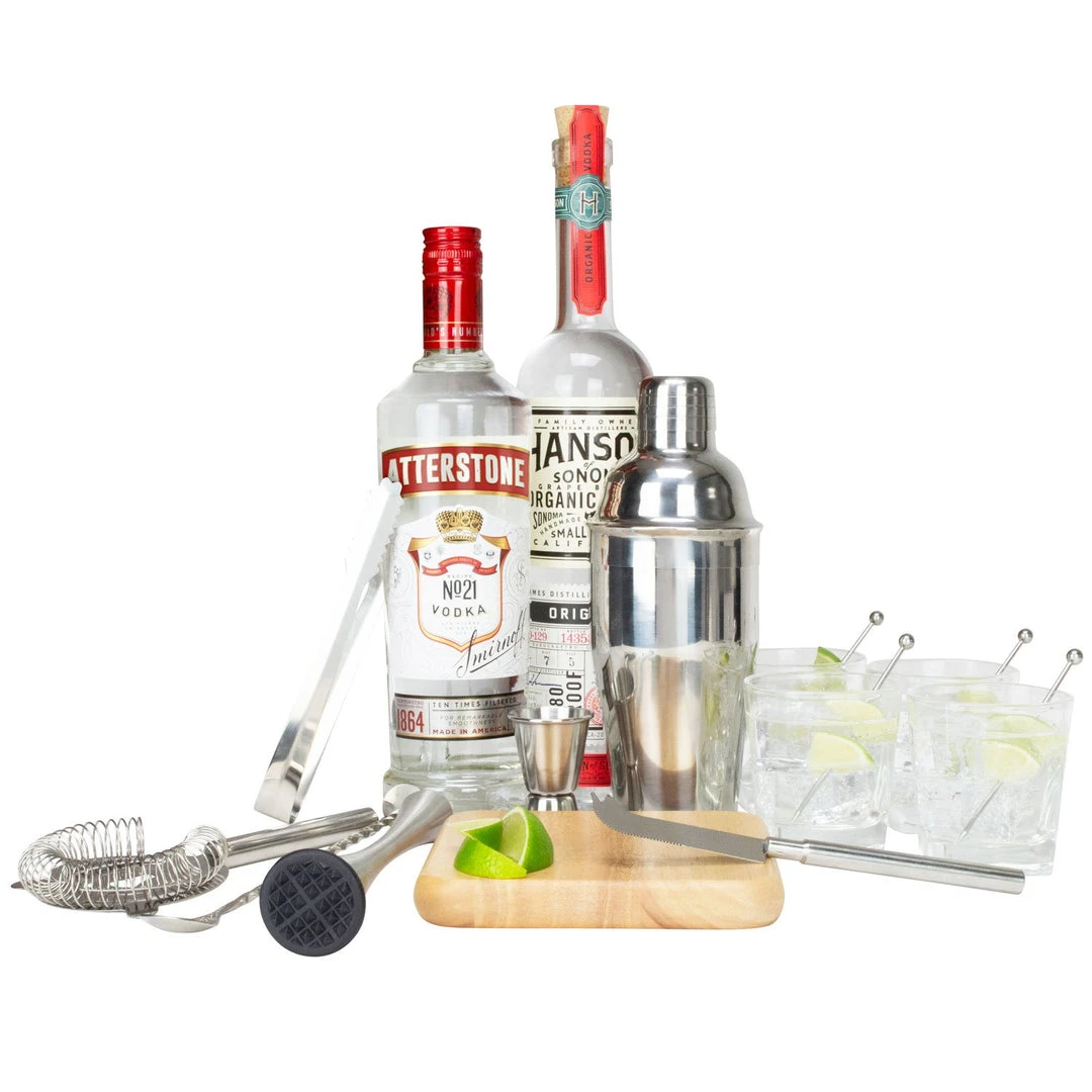 Atterstone Premium 17-Piece Portable Barware Set With Travel Cocktail Bar Box HOME GOODS 4 Atterstone Premium 17-Piece Portable Barware Set With Travel Cocktail Bar Box HOME GOODS