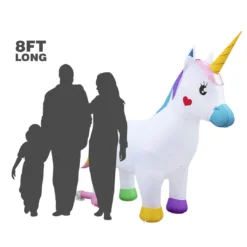 Holidayana Inflatable Unicorn Decoration With Built-In Fan And LED Lights HOME GOODS
