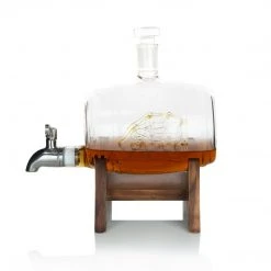 Atterstone Whiskey Barrel Decanter Set HOME GOODS