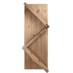 Atterstone Stylish Wooden Wall Mounted Wine Bottle Display Rack: Holds 6 Bottles