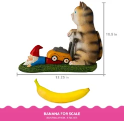 Holidayana Mow Your Gnome Yard Figure HOME GOODS