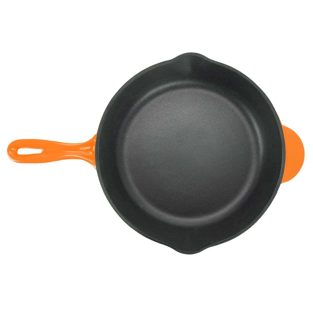 Zelancio 10 Inch Enameled Cast Iron Skillet 19 Zelancio 10 Inch Enameled Cast Iron Skillet
