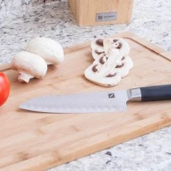 Zelancio HOME GOODS 7 Piece Japanese VG-10 Damascus Steel Chef Knife Set