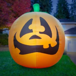 Holidayana Inflatable Halloween Pumpkin Decoration With Built-In Fan And LED Lights HOME GOODS