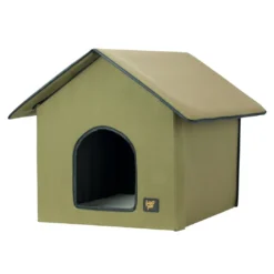 FrontPet Indoor/Outdoor Heated Cat House PET SUPPLIES