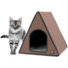 Frontpet A-Frame Heated Cat House For Outdoor & Indoor Cats PET SUPPLIES