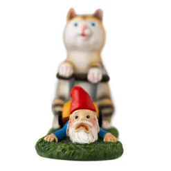 Holidayana Mow Your Gnome Yard Figure HOME GOODS