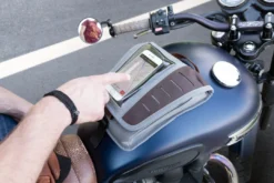 Marketfleet Inc.Shop 10 VuzMoto VEHICLE ACCESSORIES Mini Tank Bag With Phone Window, Magnetic Mounting System, Multiple Compartments And Leather Finish