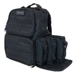 Elkton Outdoors SPORTING GOODS Range Backpack With Three Removable Pistol Pouches