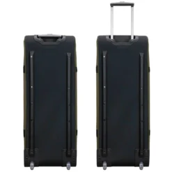 Elkton Outdoors Rolling Fishing Duffle Bag With Retractable Handle