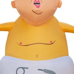 Holidayana Inflatable Baby Donald Trump, POTUS, President, Tweeter In Chief With Flapping Toupee With Built In Fan And LED Lights HOME GOODS 11 Holidayana Inflatable Baby Donald Trump, POTUS, President, Tweeter In Chief With Flapping Toupee With Built In Fan And LED Lights HOME GOODS