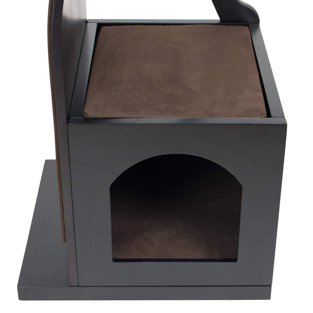 Frontpet PET SUPPLIES Stylish Wood Cat Tree Tower 5 Frontpet PET SUPPLIES Stylish Wood Cat Tree Tower